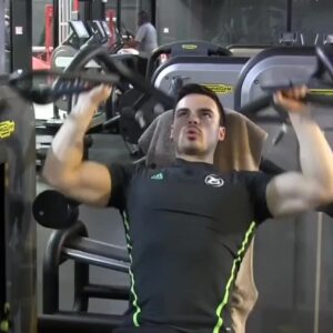 Press de hombro en máquina (prono)
